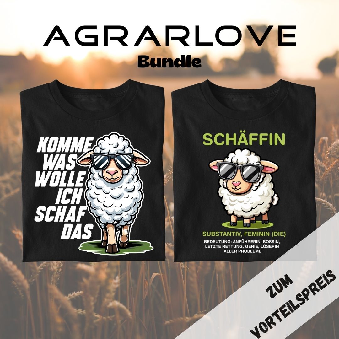 Komme was Wolle, Schäffin Bedeutung | Premium Bundle T Shirt Frauen