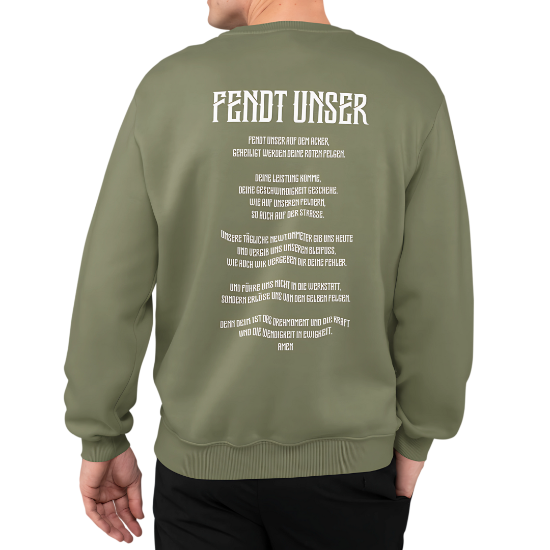 Fendt Unser Rückseite | Premium Sweater