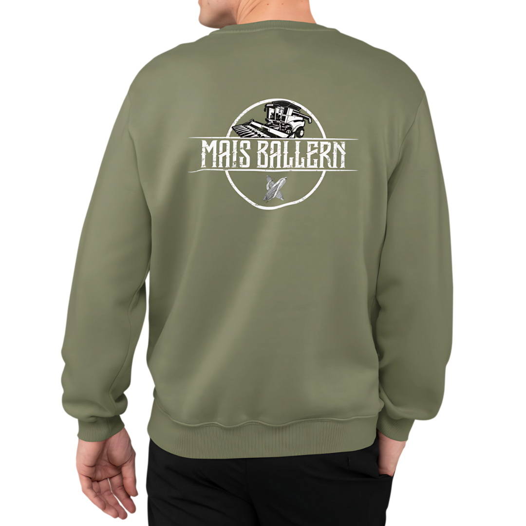 Mais ballern Rückseite | Premium Sweater