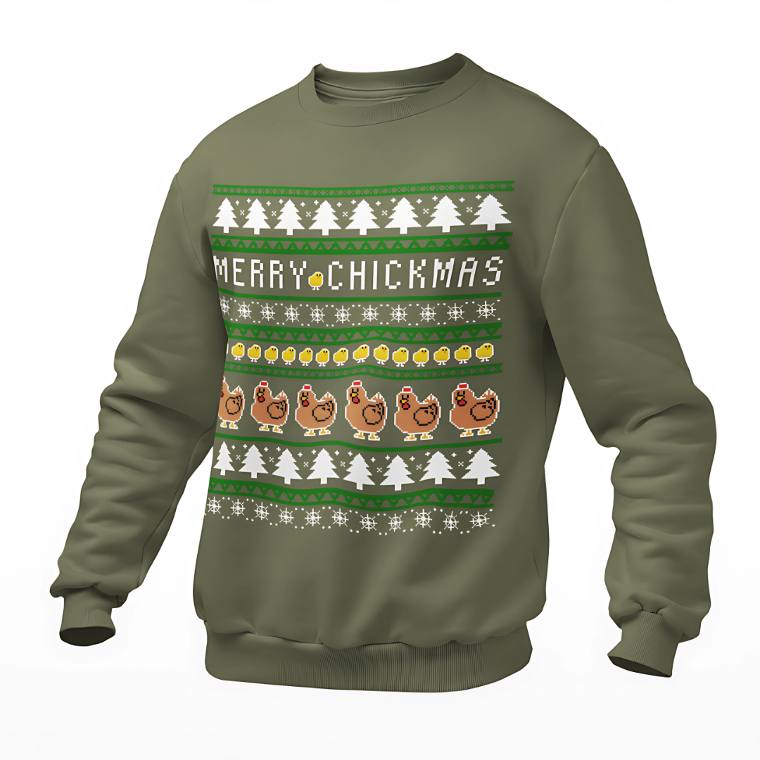 Merry Chickmas#2 Ugly | Premium Sweater