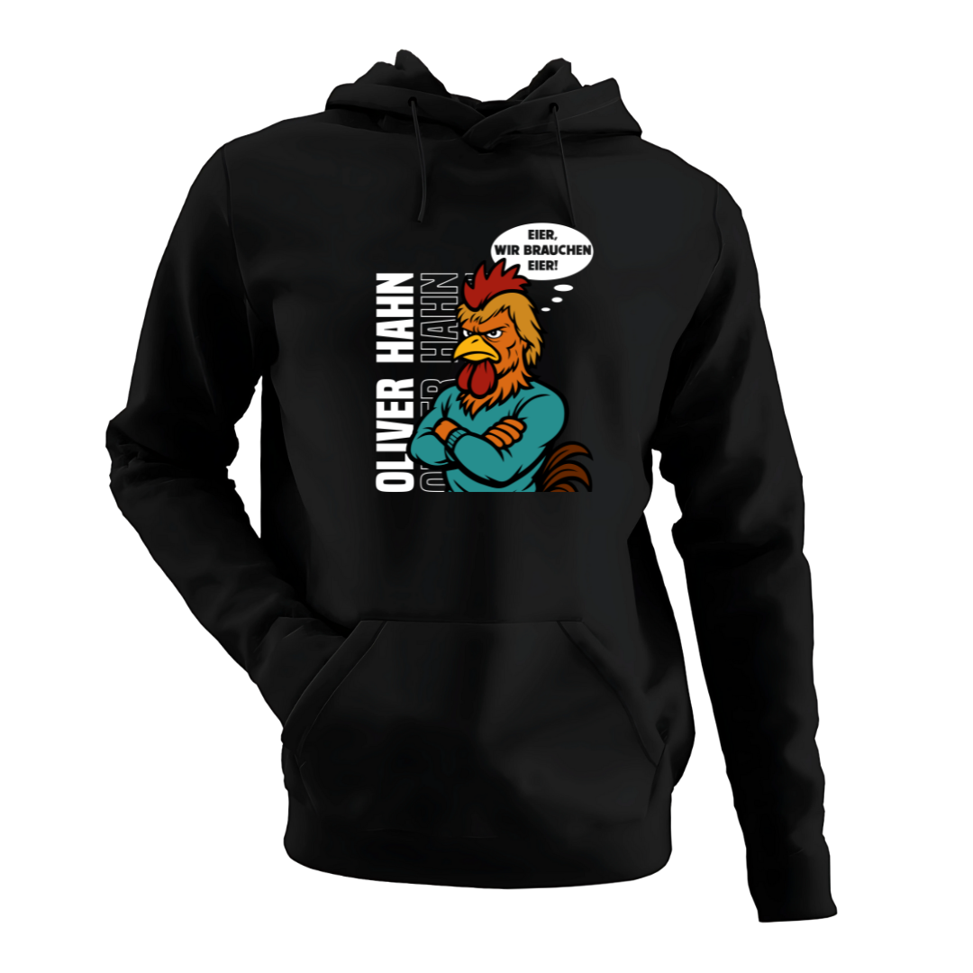 Hahn Eier wir brauchen Eier Edition | Premium Hoodie