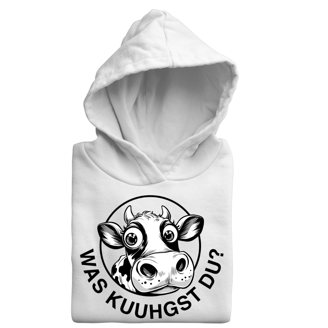 Was Kuuhgst Du | Premium Hoodie