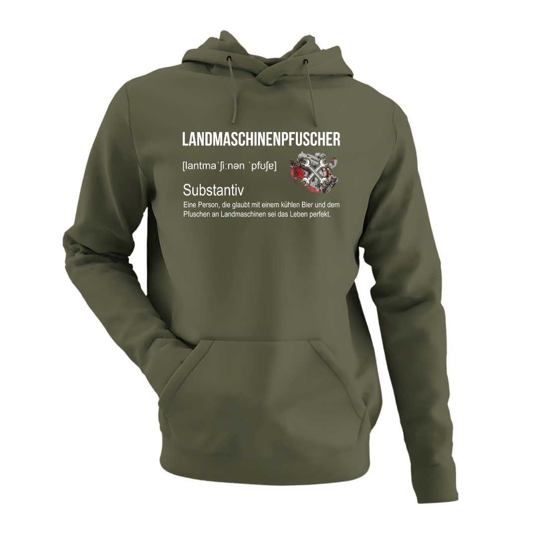 Landmaschinenpfuscher Definition | Premium Hoodie