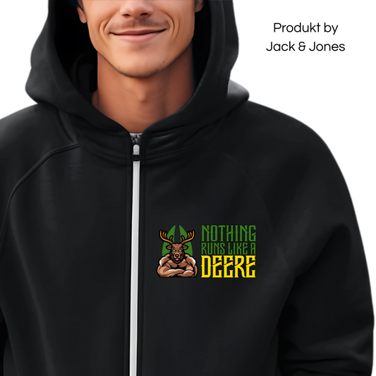 Nothing Runs Brustdruck | Premium Zip Hoodie