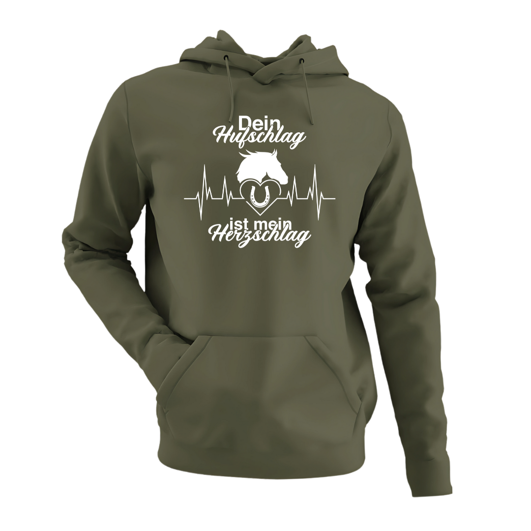 Dein Hufschlag ist mein Herzschlag | Premium Hoodie