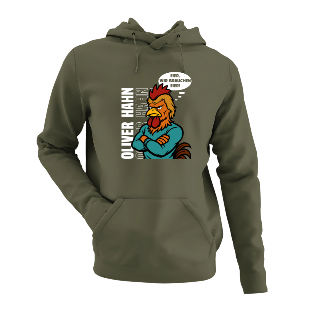 Hahn Eier wir brauchen Eier Edition | Premium Hoodie
