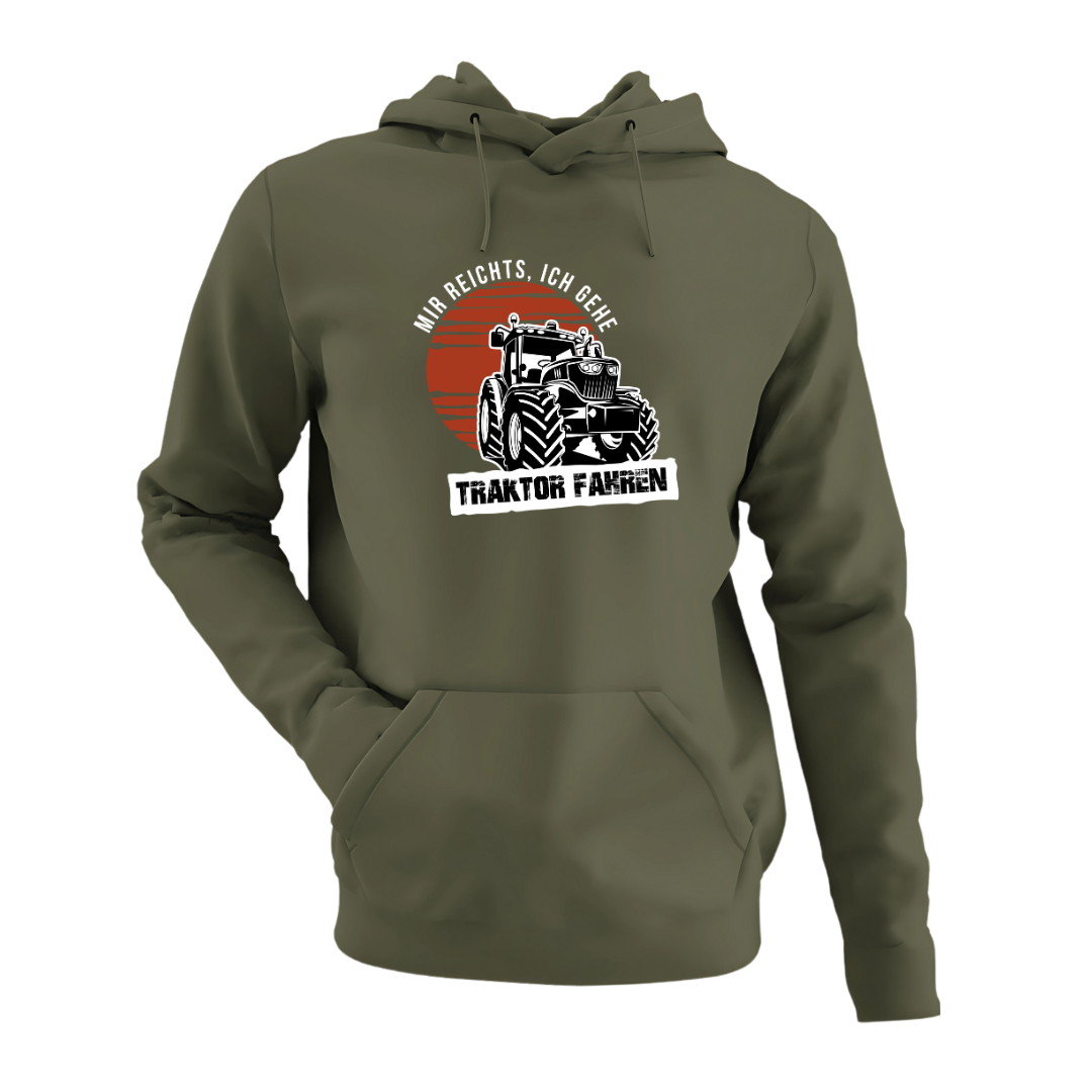 Mir reichts Ich gehe Traktor fahren | Premium Hoodie