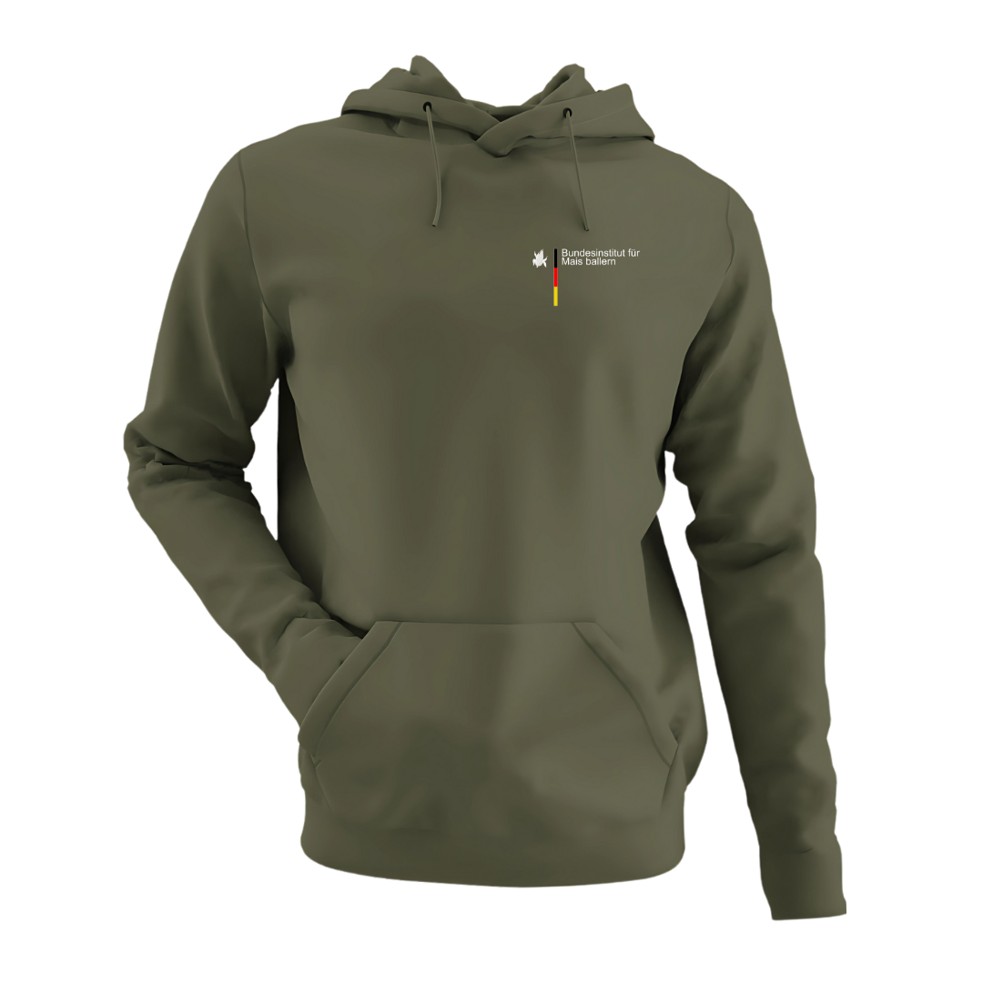 Bundesinstitut Mais ballern Brustdruck | Premium Hoodie