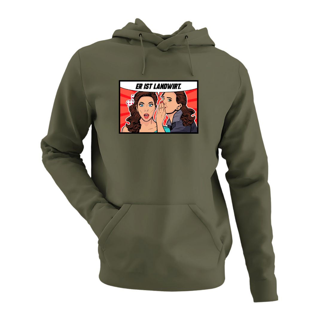 Er ist Landwirt | Premium Hoodie