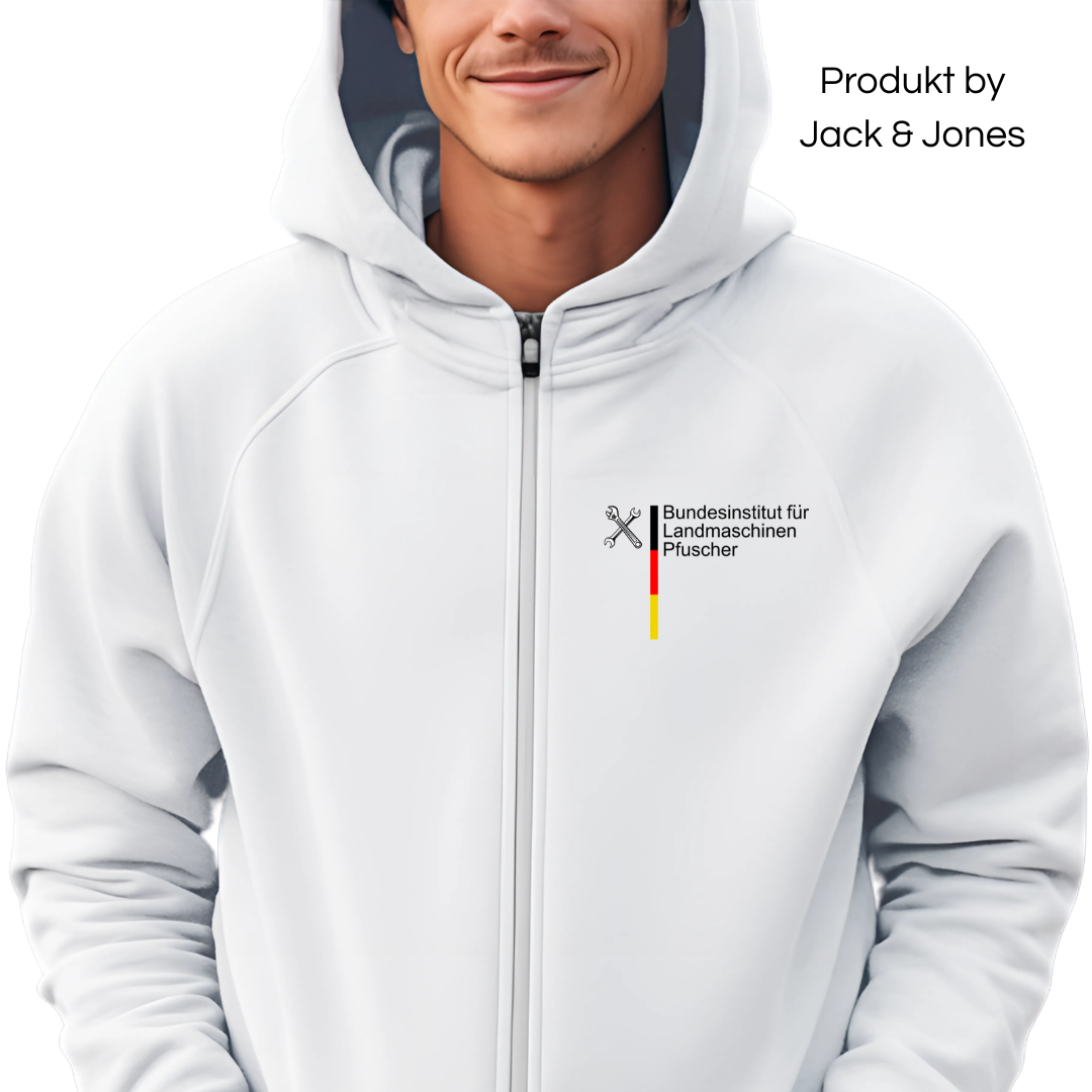 Bundesinstitut für Landmaschinen Pfuscher | Premium Zip Hoodie