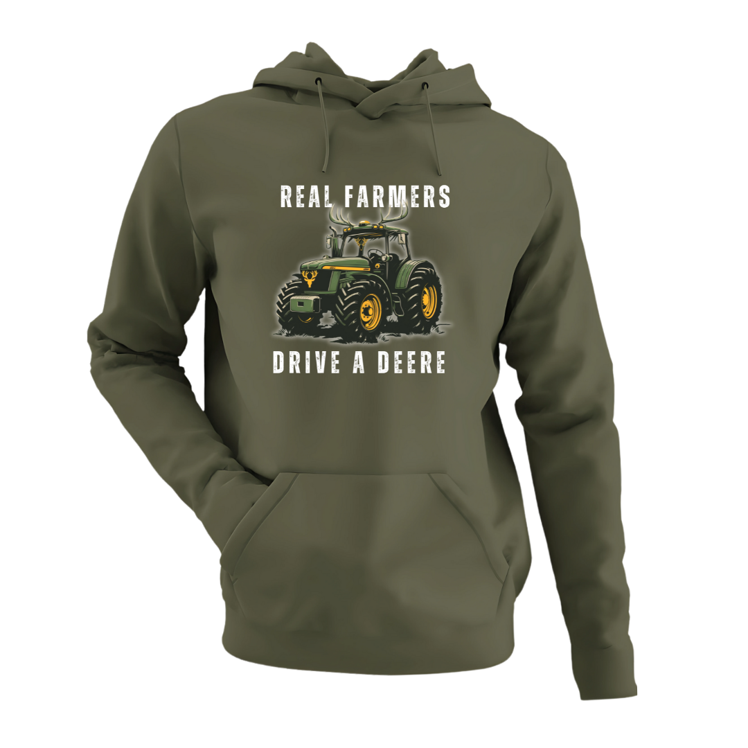Real Farmers Drive a Deere | Premium Hoodie