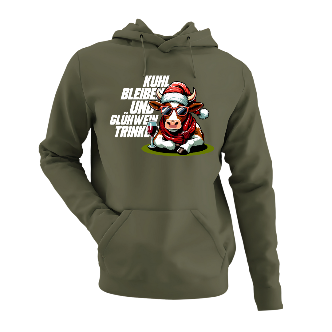 Kuhl bleiben und Glühwein trinken | Premium Hoodie