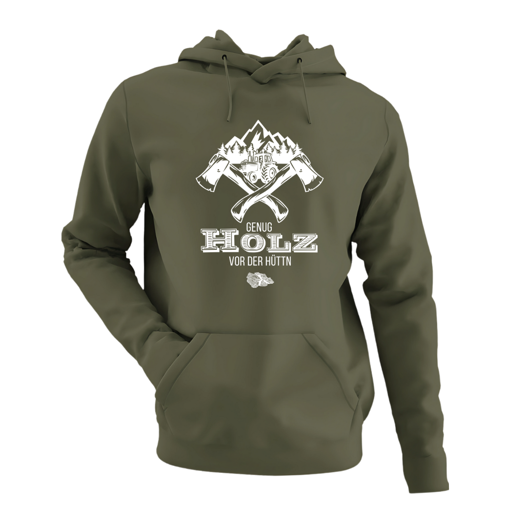 Genug Holz vor der Hüttn | Premium Hoodie
