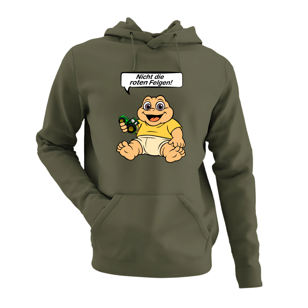 Nicht die Roten Felgen Dinobaby Johnny Edition | Premium Hoodie