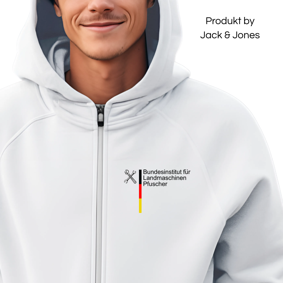 Bundesinstitut für Landmaschinen Pfuscher | Premium Zip Hoodie