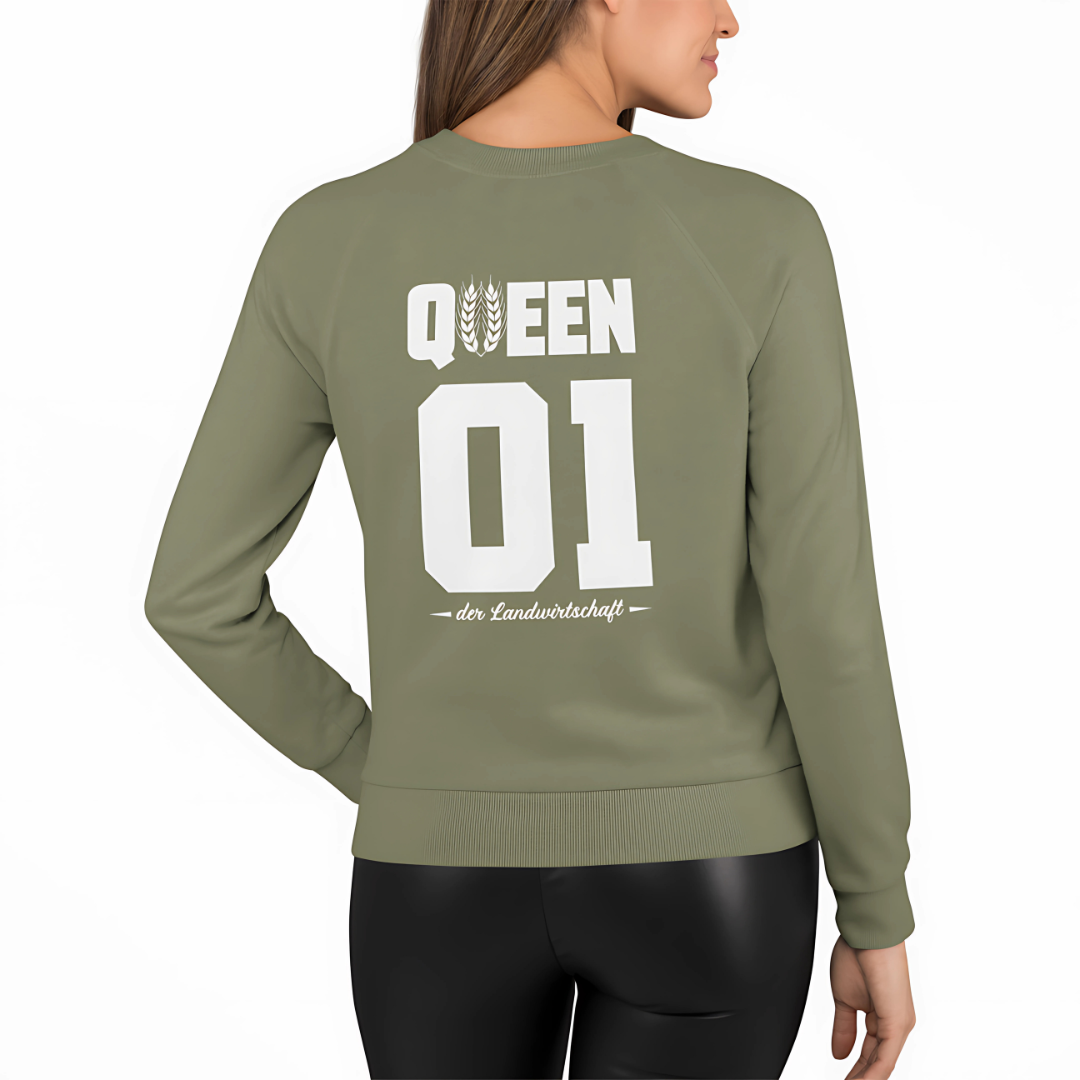QUEEN der Landwirtschaft#2 Rückseite | Premium Sweater