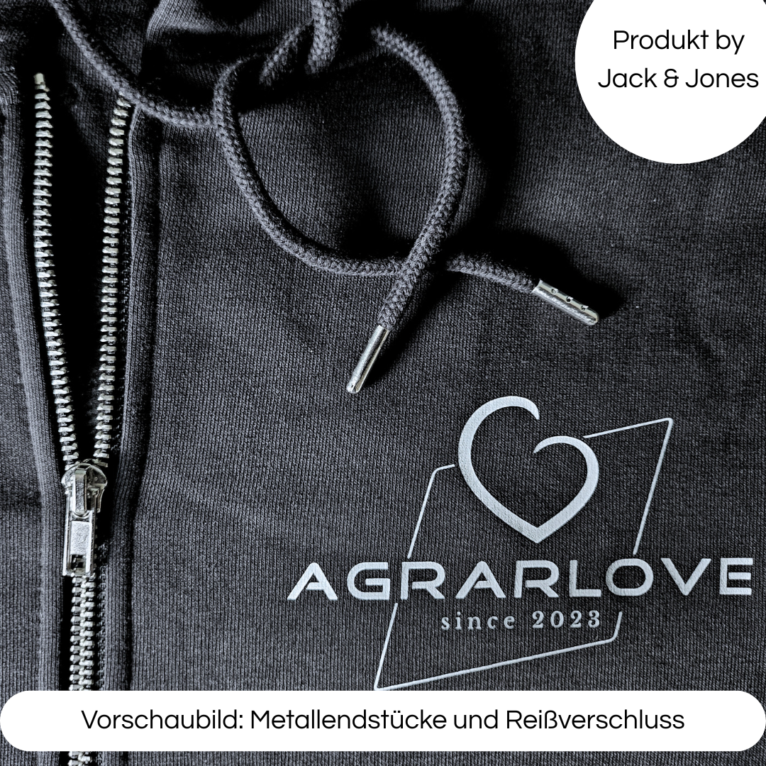 New Holland Power Rückseite | Premium Zip Hoodie