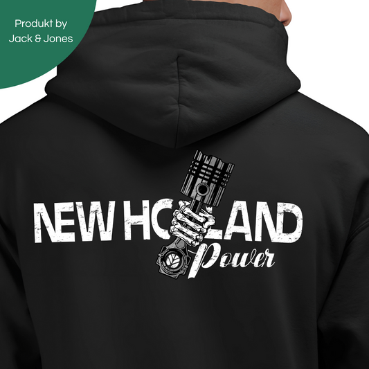 New Holland Power Rückseite | Premium Zip Hoodie