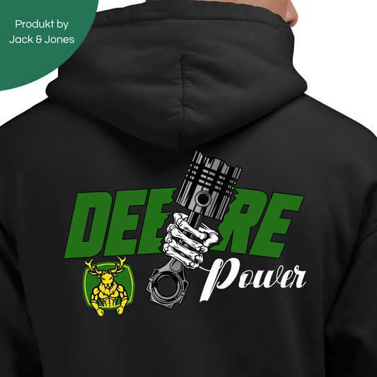 DeerePower Rückseite | Premium Zip Hoodie