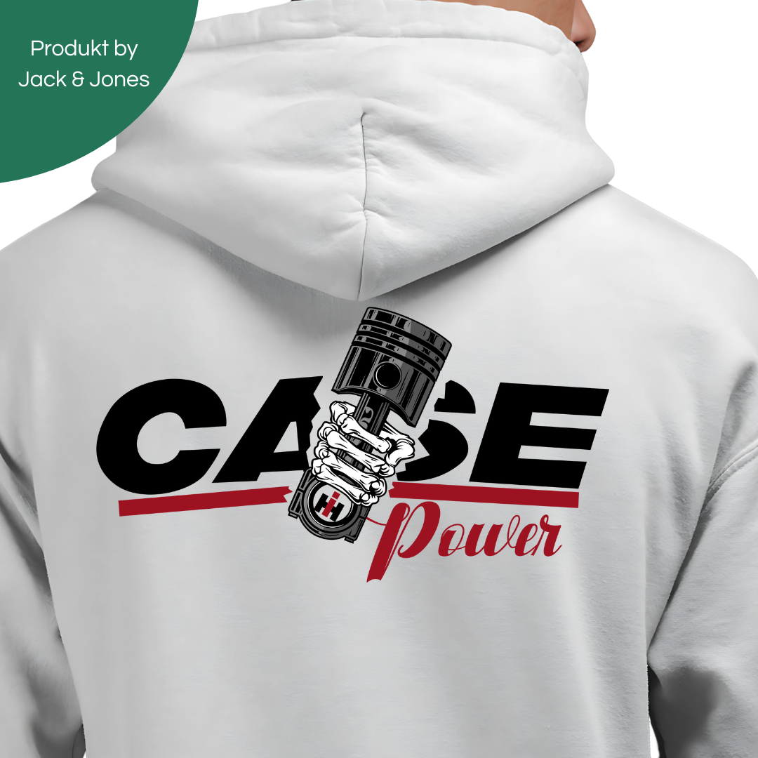 CasePower Rückseite | Premium Zip Hoodie
