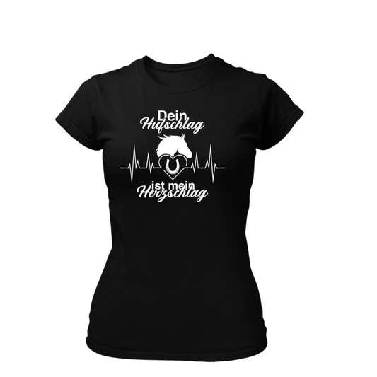 Dein Hufschlag ist mein Herzschlag | Premium T Shirt Frauen