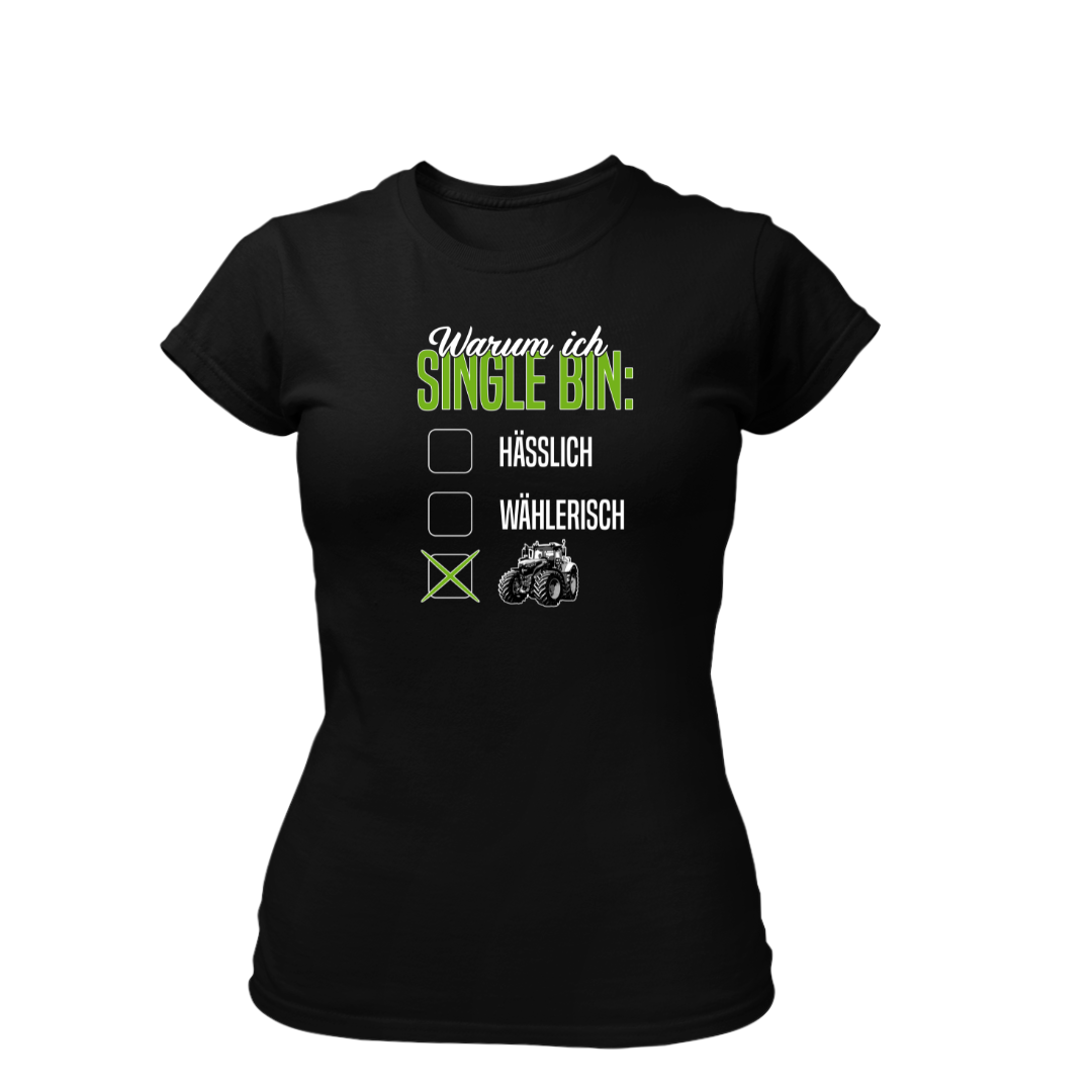 Warum Ich Single bin | Premium T Shirt Frauen