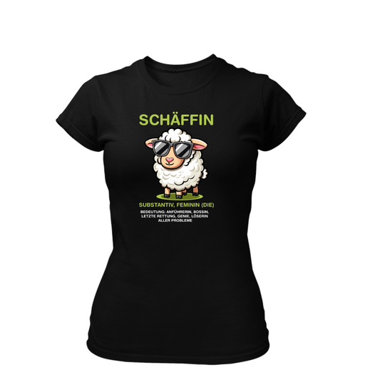 Schäffin Bedeutung | Premium T Shirt Frauen