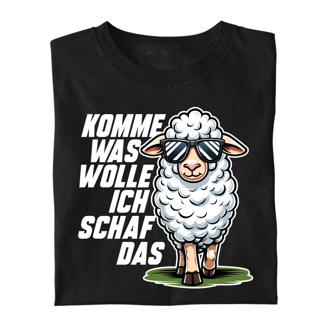 Komme was Wolle ich Schaf das | Premium T Shirt