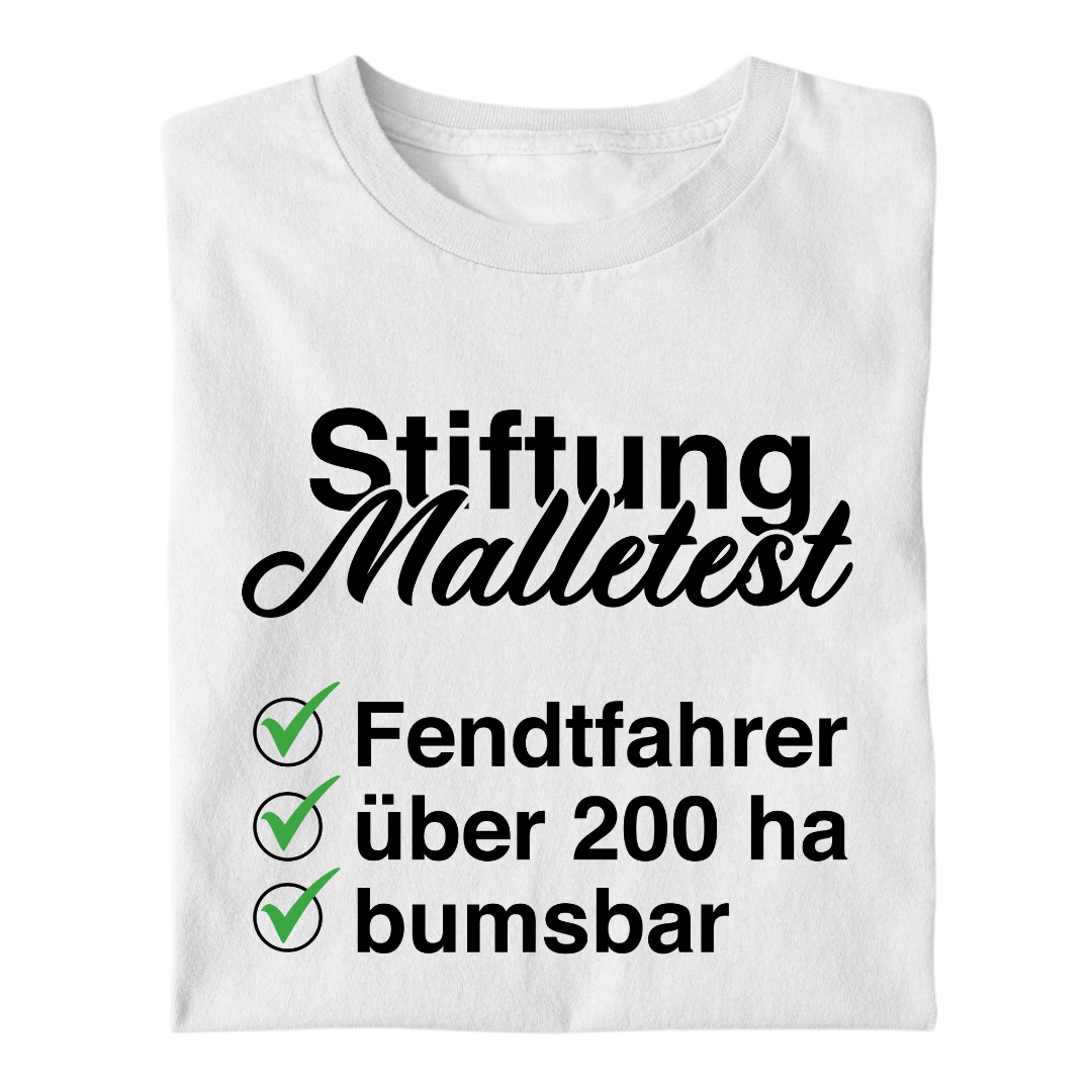Stiftung Malletest Fendtfahrer #2| Premium T Shirt