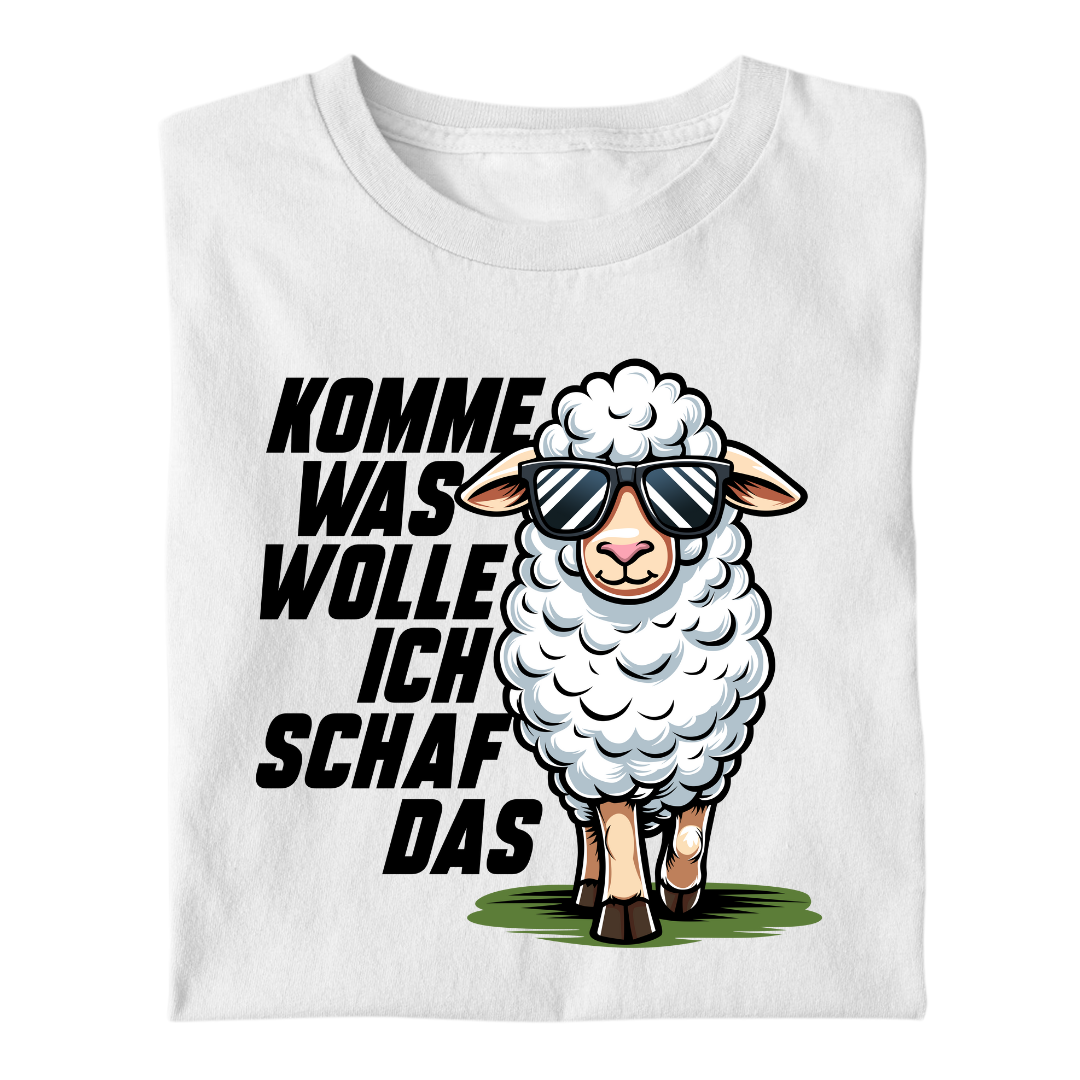 Komme was Wolle ich Schaf das | Premium T Shirt