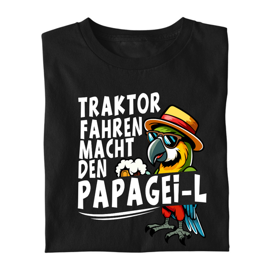 Traktor fahren macht den Papagei-L | Premium T Shirt