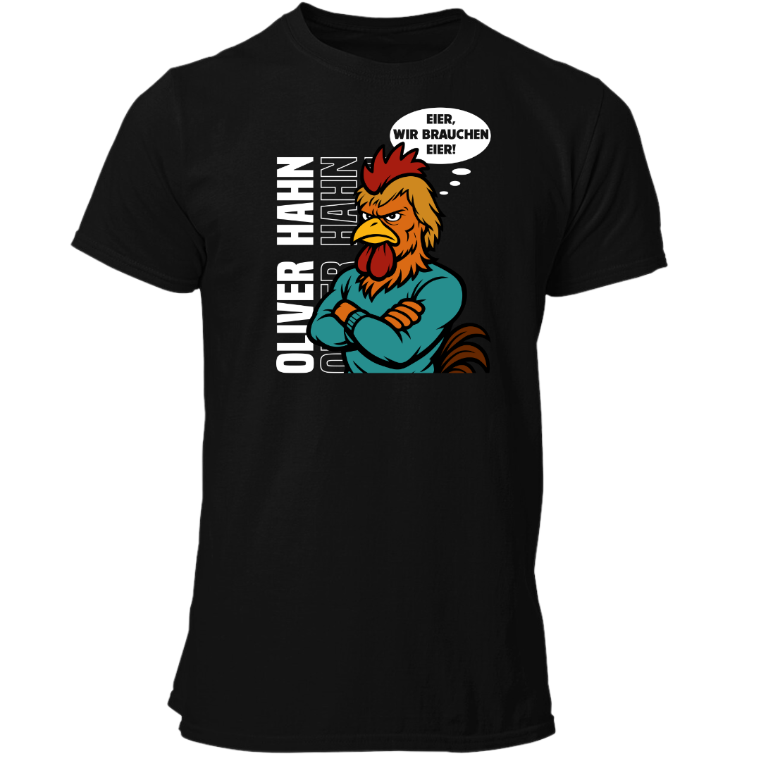 Hahn Eier wir brauchen Eier Edition | Premium T Shirt