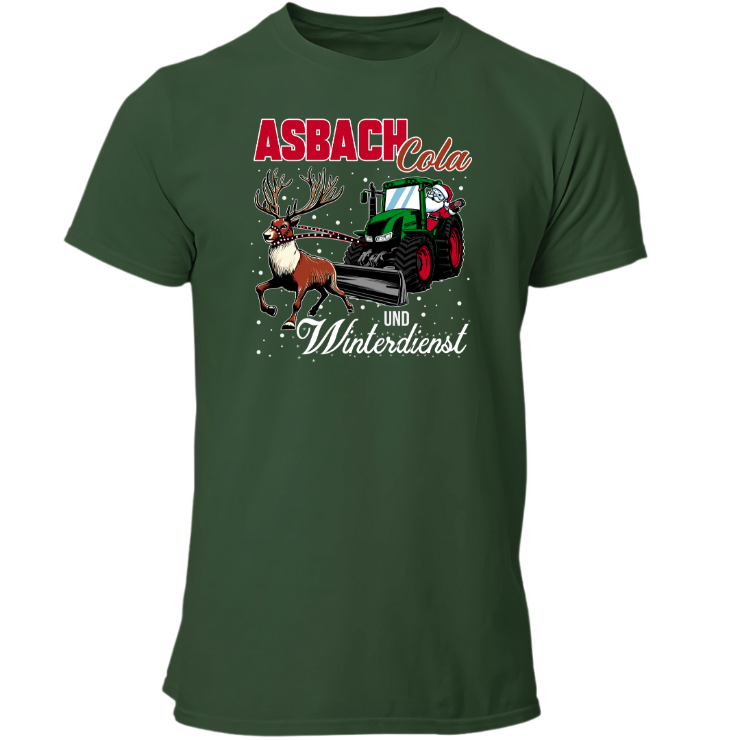 Asbach Cola und Winterdienst | Premium T Shirt