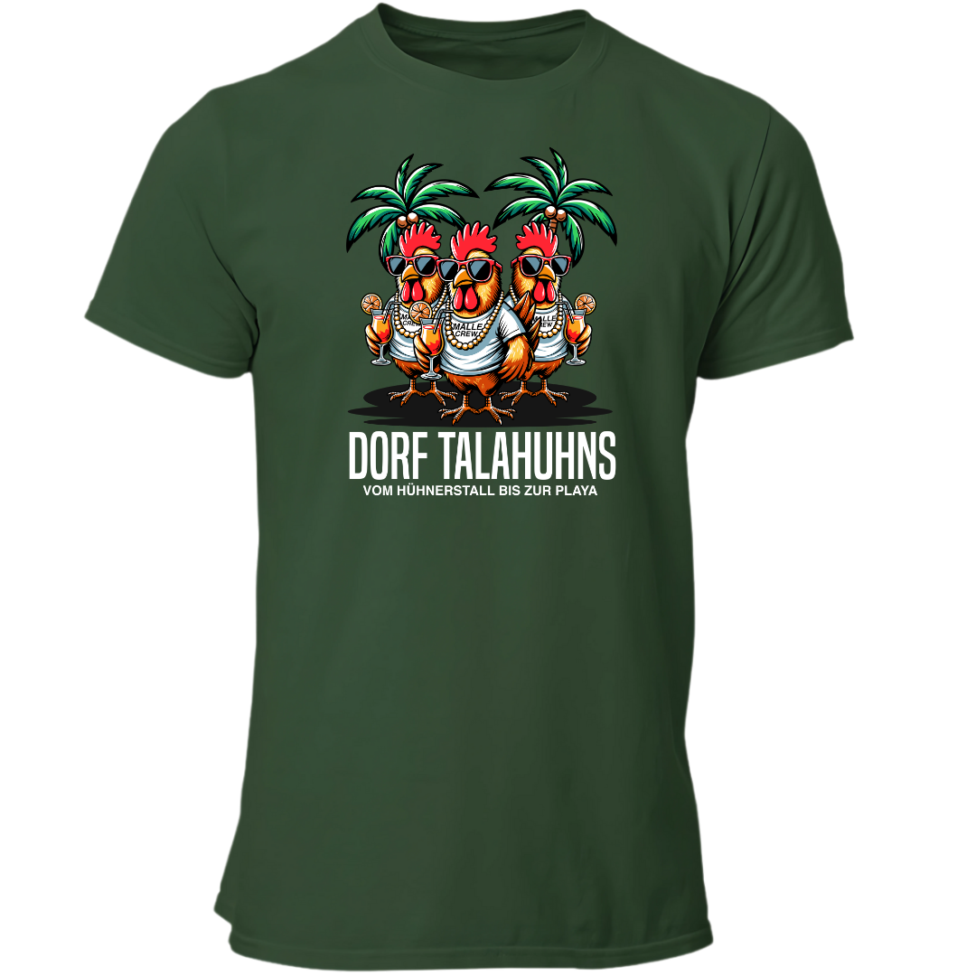Dorf Talahuhns Vom Hühnerstall bis zur Playa | Premium T Shirt