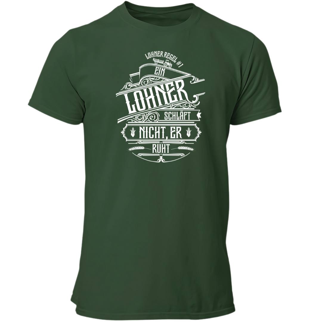 Ein Lohner schläft nicht | Premium T Shirt