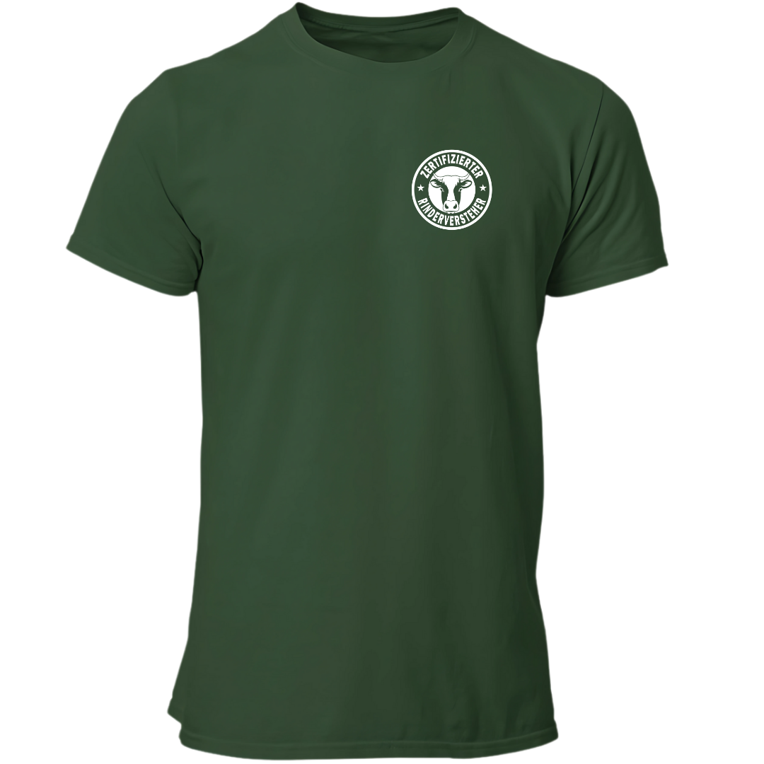 Zertifizierter Rinderversteher Brustdruck | Premium T Shirt