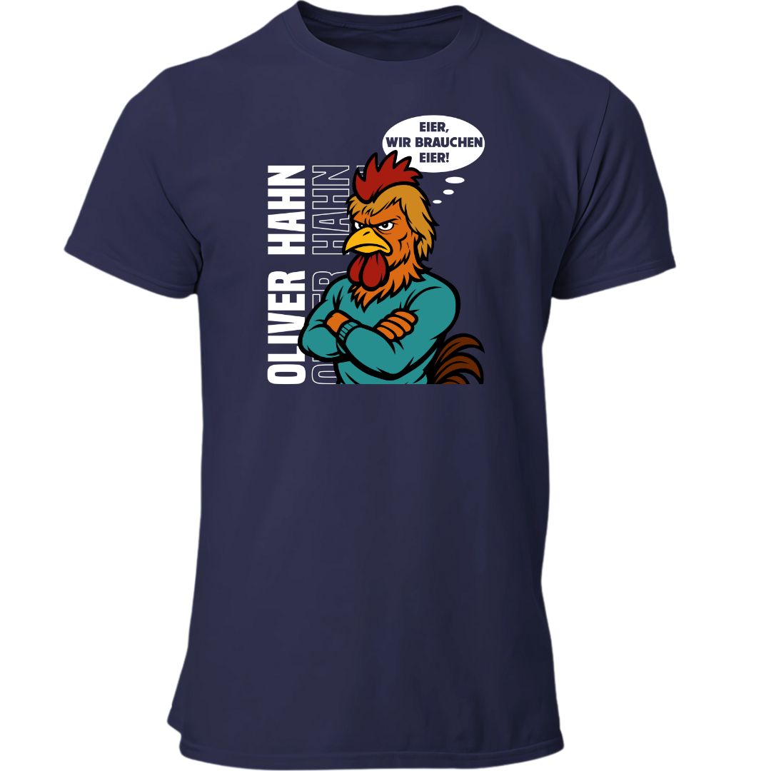 Hahn Eier wir brauchen Eier Edition | Premium T Shirt