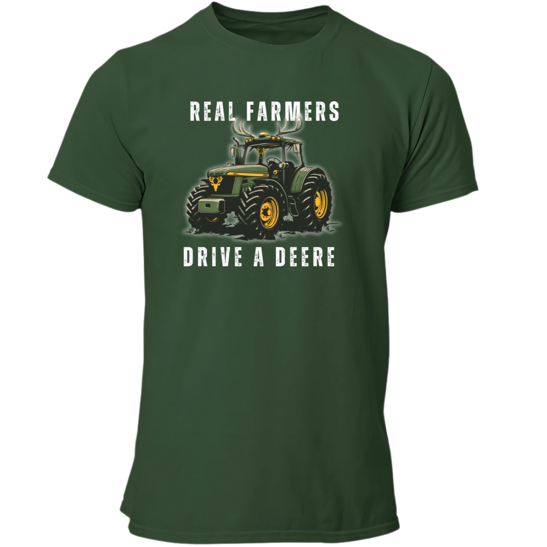 Real Farmers Drive a Deere | Premium T Shirt