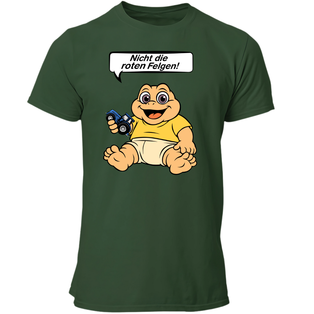 Nicht die Roten Felgen Dinobaby New Holland Edition | Premium T Shirt