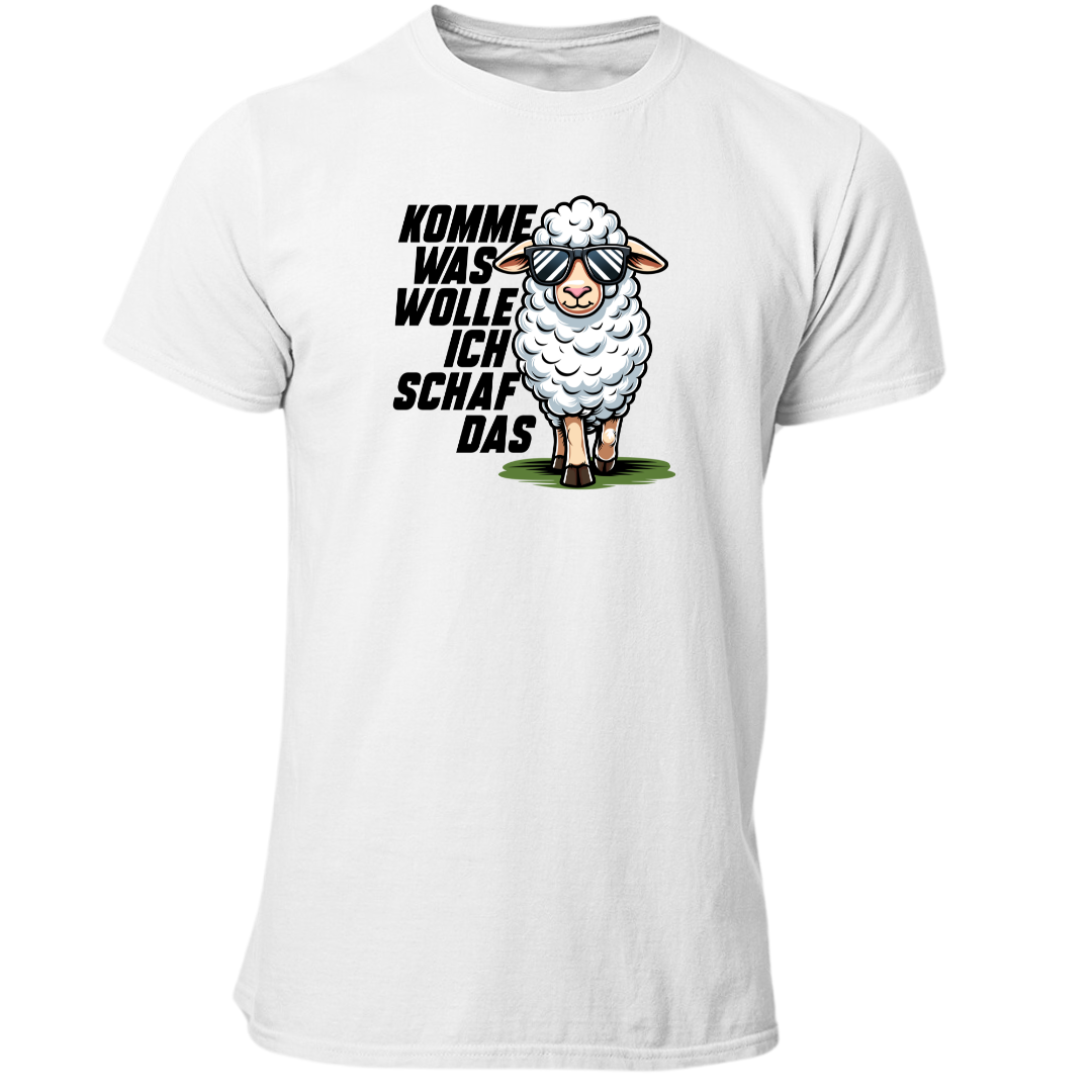 Komme was Wolle ich Schaf das | Premium T Shirt