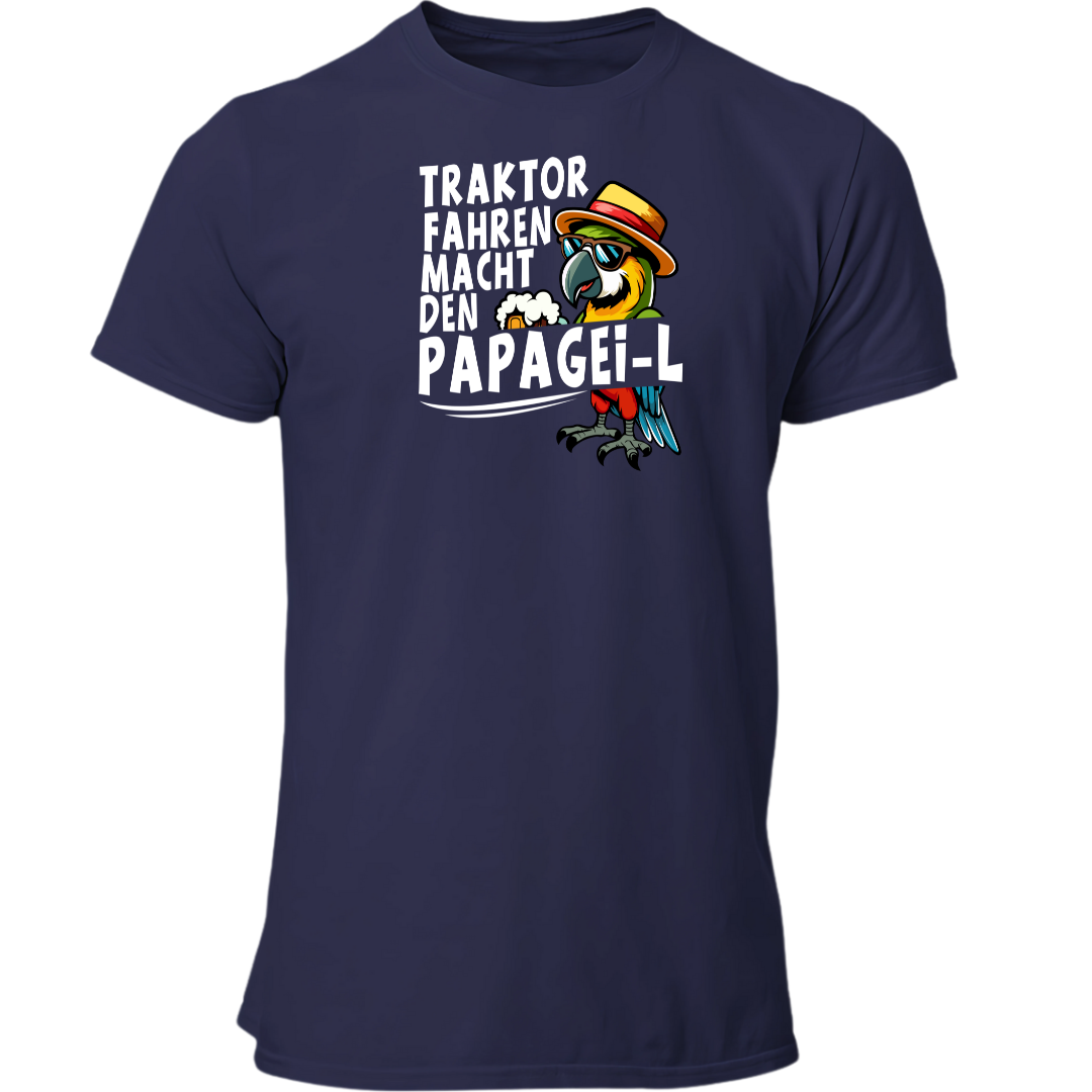 Traktor fahren macht den Papagei-L | Premium T Shirt