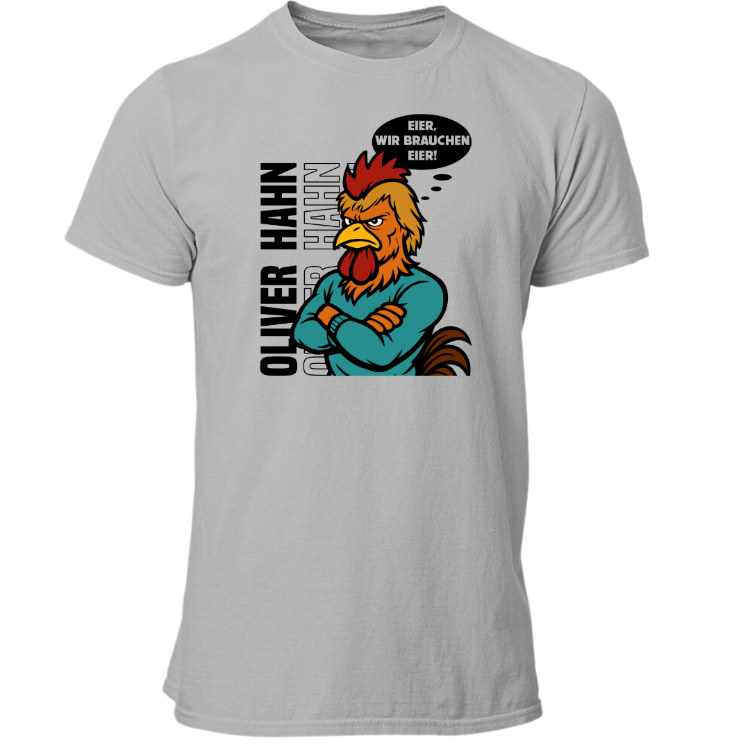 Hahn Eier wir brauchen Eier Edition | Premium T Shirt