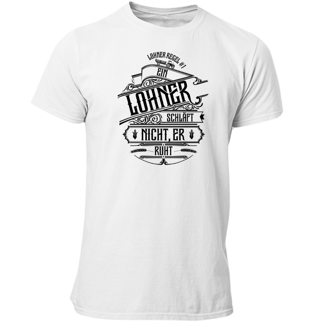 Ein Lohner schläft nicht | Premium T Shirt