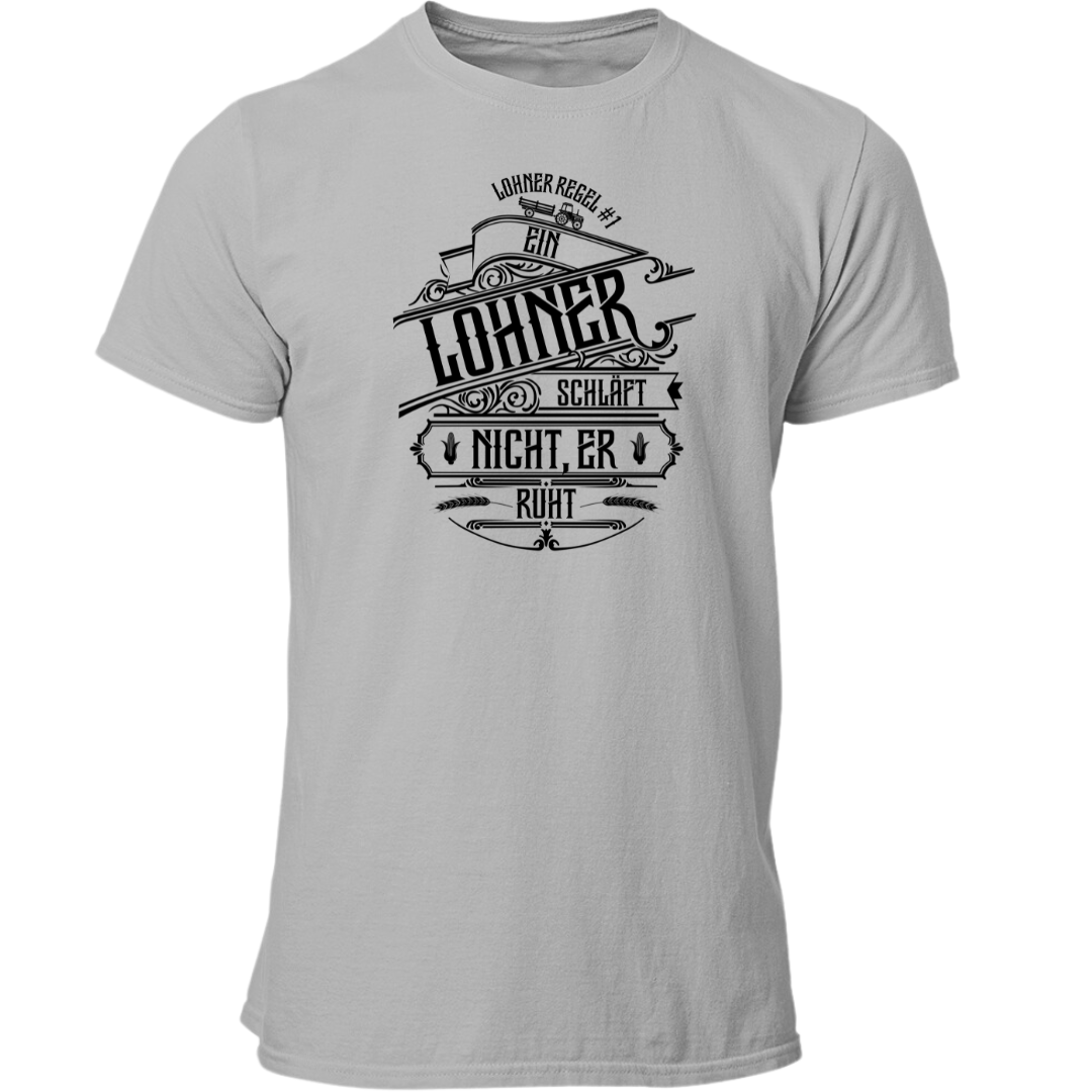 Ein Lohner schläft nicht | Premium T Shirt