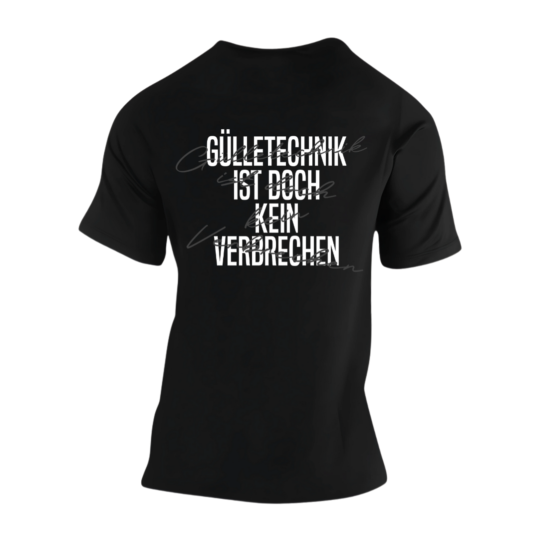 Gülletechnik ist kein Verbrechen #2 Rückseite | Premium T Shirt