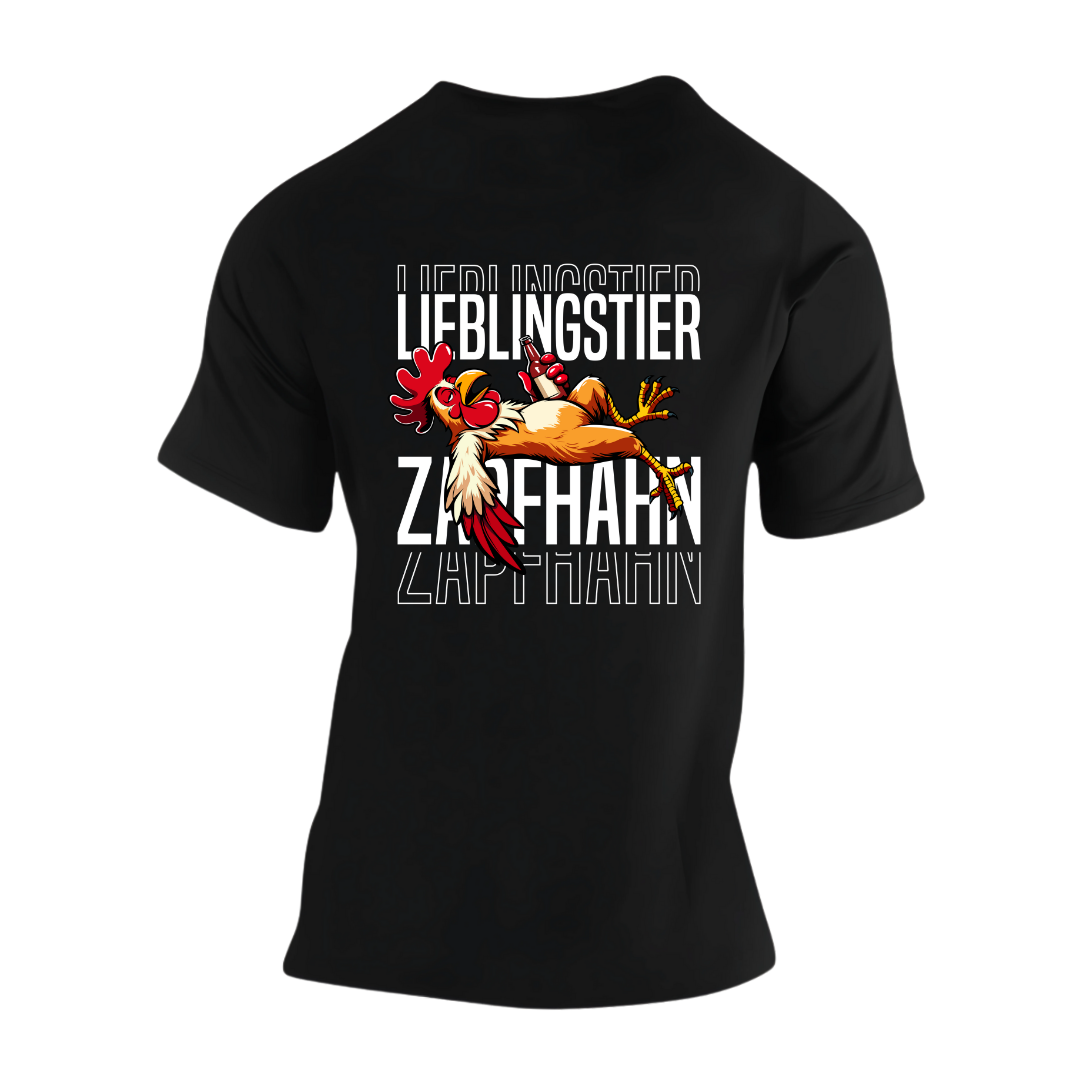 Lieblingstier Zapfhahn Rückseite | Premium T Shirt
