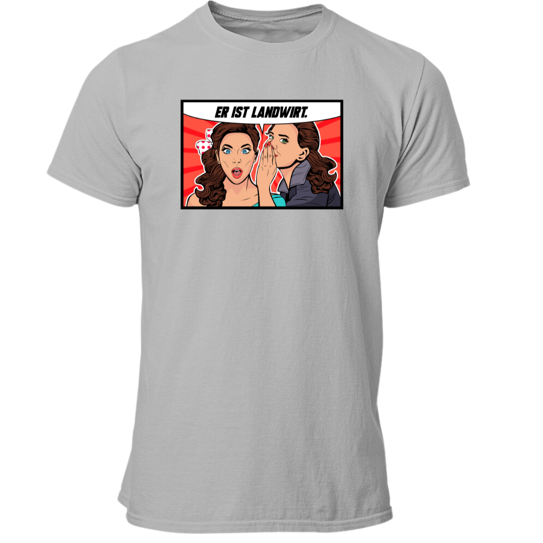 Er ist Landwirt | Premium T Shirt