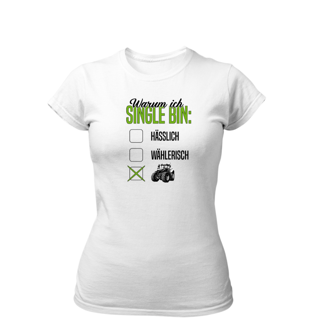 Warum Ich Single bin | Premium T Shirt Frauen