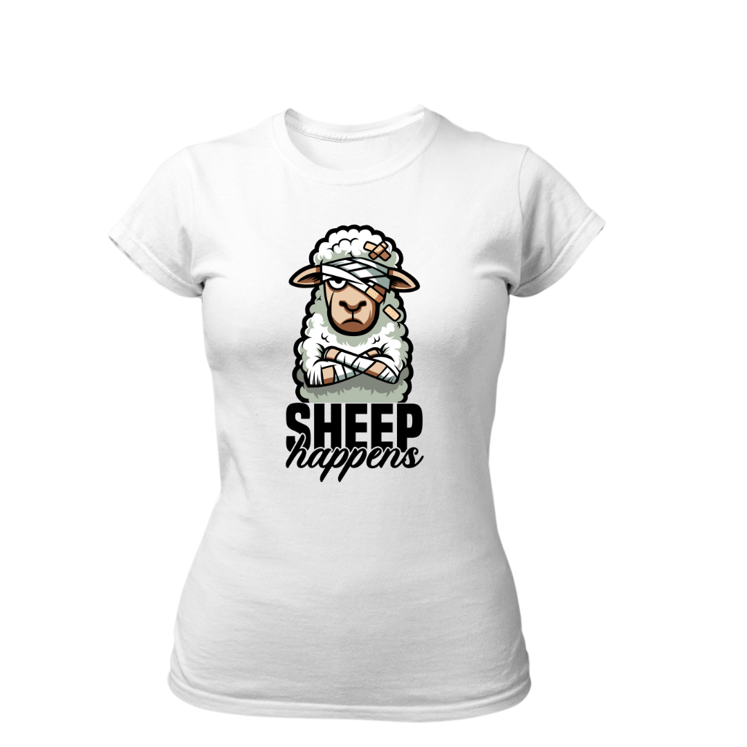 Sheep happens | Premium T Shirt Frauen