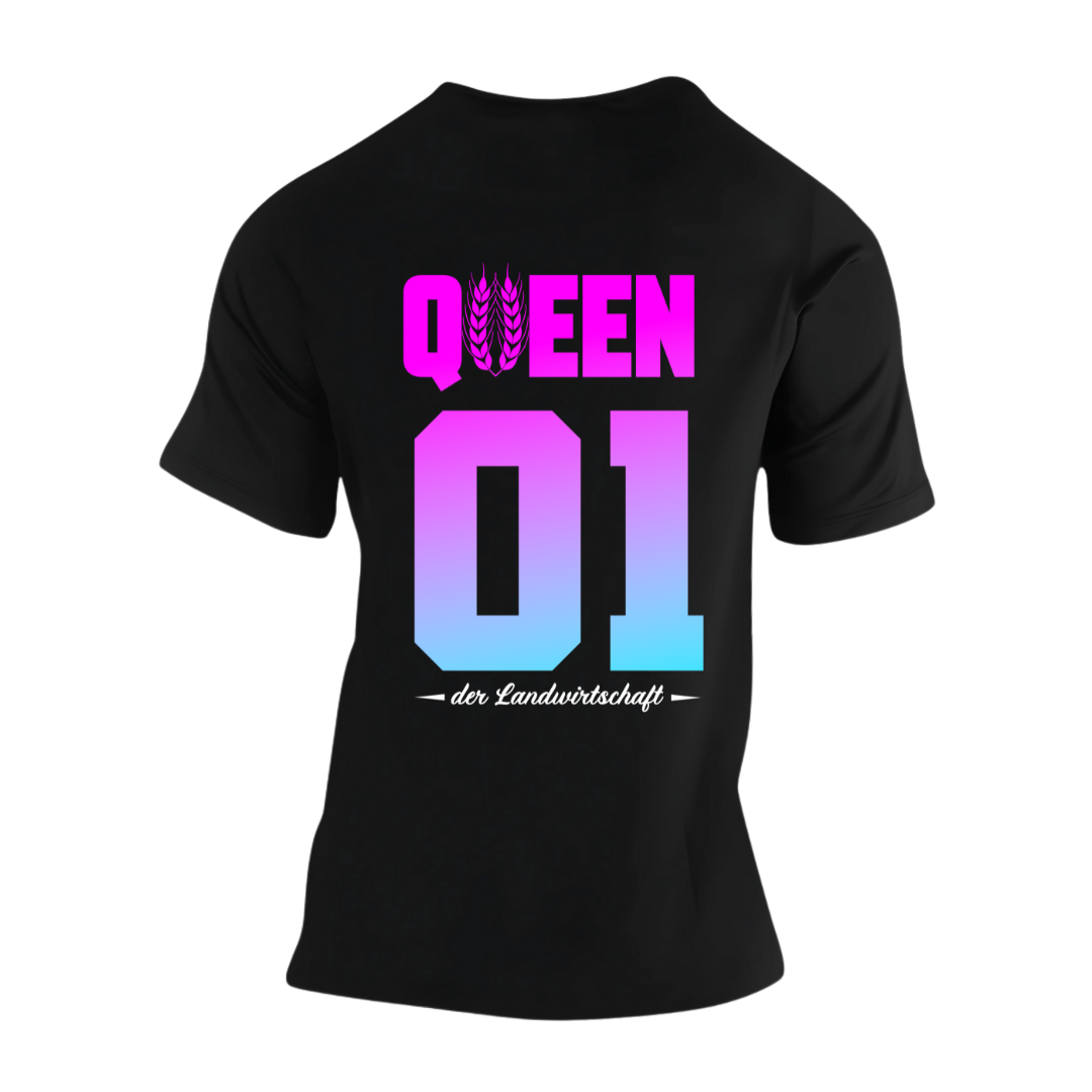 QUEEN der Landwirtschaft Rückseite | Premium T Shirt
